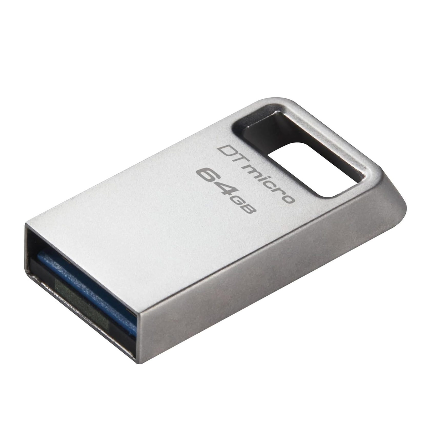 Kingston DataTraveler Micro 128GB USB Flash Drive with metal design and fast transfer speeds