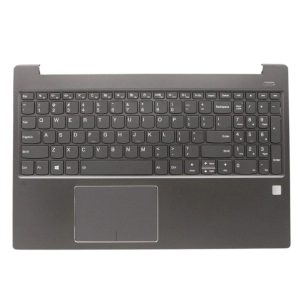Lenovo 5CB0Q62200 C-Cover with USA English Backlit Keyboard in Iron Grey for IdeaPad 720S-15IKB (81AC) and 720S Touch-15IKB (81CR)