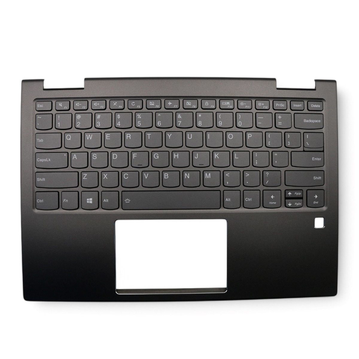 Lenovo 5CB0Q95913 C-Cover with Keyboard, Iron Grey, Backlight for IdeaPad Yoga 730-13IKB