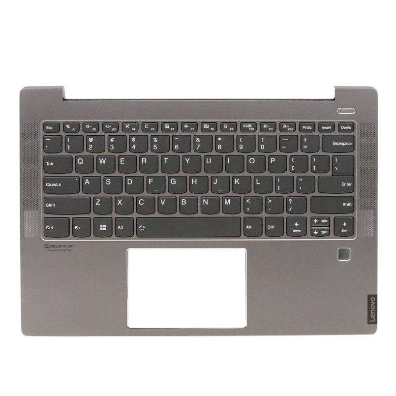 Lenovo 5CB0S17247 C-Cover with USA English Backlit Keyboard in Grey for IdeaPad S540-14API (81NH), S540-14IWL Touch (81QX), and S540-14IML Touch (81V0)