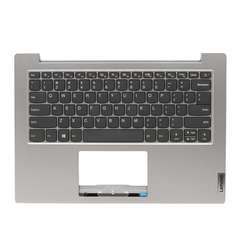 Lenovo 5CB0W43929 C-Cover with USA English Non-Backlit Keyboard in Platinum Grey for IdeaPad Slim 1-14AST-05 Laptop (81VS)