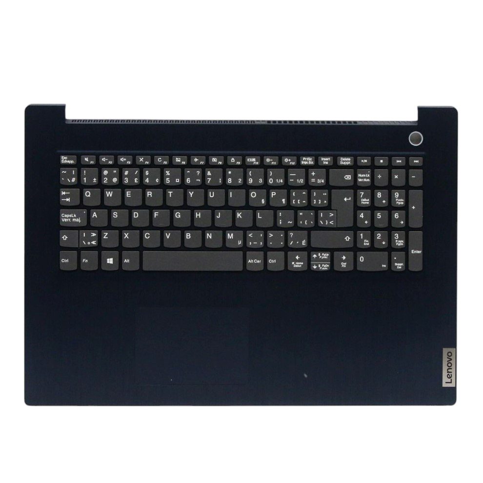 Lenovo 5CB0X56813 C-Cover with Canadian French English Non-Backlit Keyboard in Abyss Blue for IdeaPad 3-17IML05 (81WC) and 3-17IIL05 (81WF)