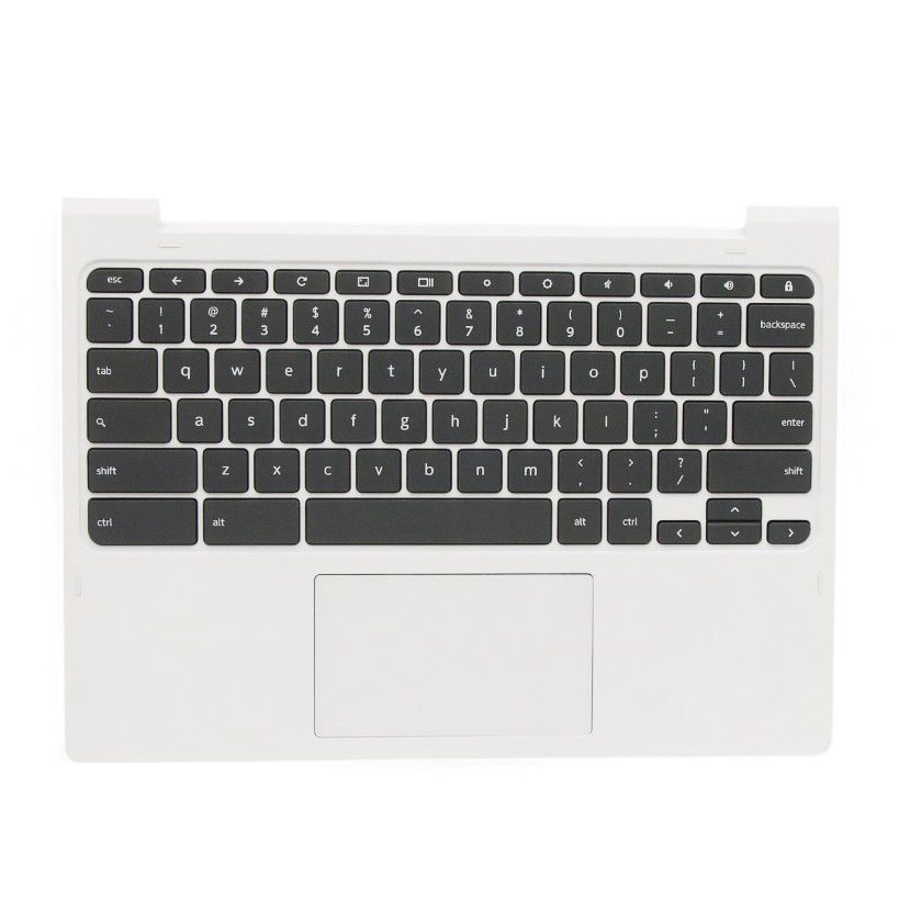 Lenovo 5CB1C05199 C-Cover with USA English Backlit Keyboard in Blizzard White for IdeaPad Flex 3 CB-11M735 Laptop (82HG)