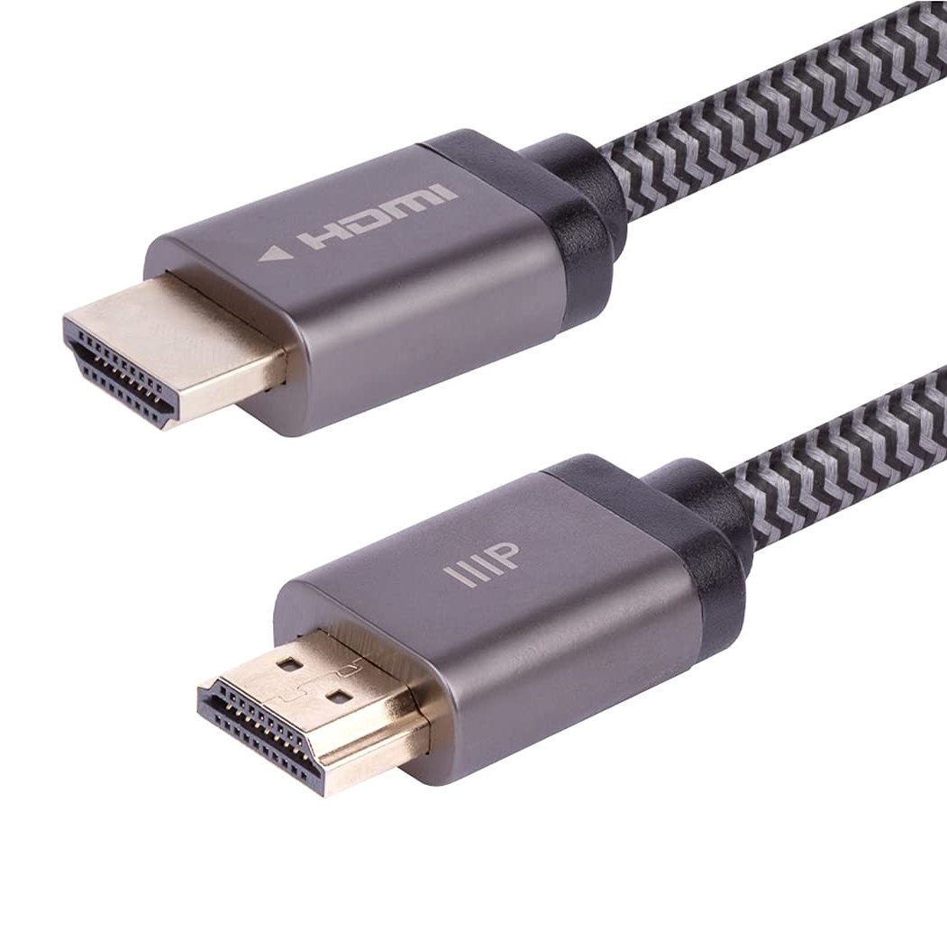 Monoprice 8K Certified Ultra High-Speed HDMI Cable (Black)
