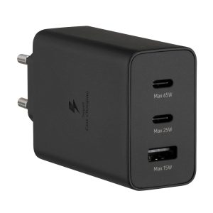 Samsung EP-T6530 65W Fast Charging Adapter with USB-C and USB-A ports - Black