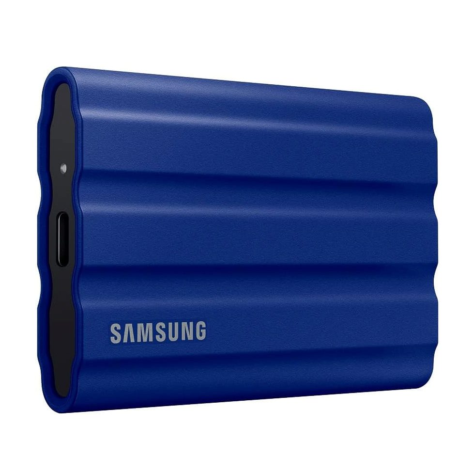 Samsung T7 Shield 2TB Portable SSD, USB 3.2 Gen 2, Rugged, IP65 Rated, Blue