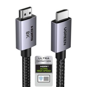 UGREEN HDMI 2.1 Cable, 8K Ultra High-Speed 48Gbps for PS5, Xbox, Roku, and Blu-ray.