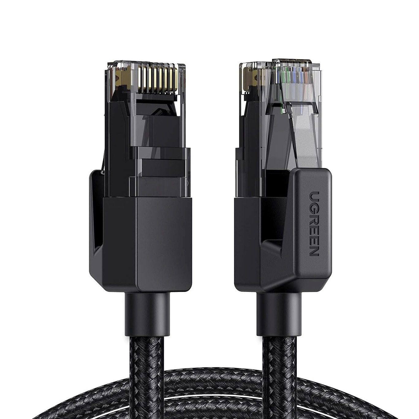 UGREEN Cat 6 Ethernet Cable 3FT with braided design for high-speed internet.