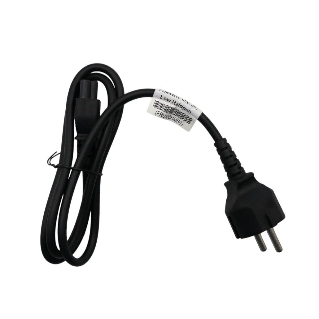 Lenovo 00HM691 EU Power Cord for ThinkPad X1 Carbon, X1 Yoga, T14, T16, and ThinkBook 16 G7 IML