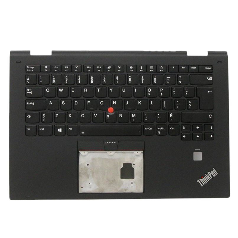 Lenovo 01HY800 C-Cover with Canadian French 058 Keyboard in Black for ThinkPad X1 Yoga 2nd Gen Laptop (20JD, 20JE, 20JF, 20JG)