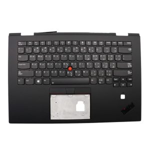 Lenovo 01LX781 C-Cover with Arabic Backlit Keyboard in Black for ThinkPad X1 Yoga 3rd Gen Laptop (20LD, 20LE, 20LF, 20LG)