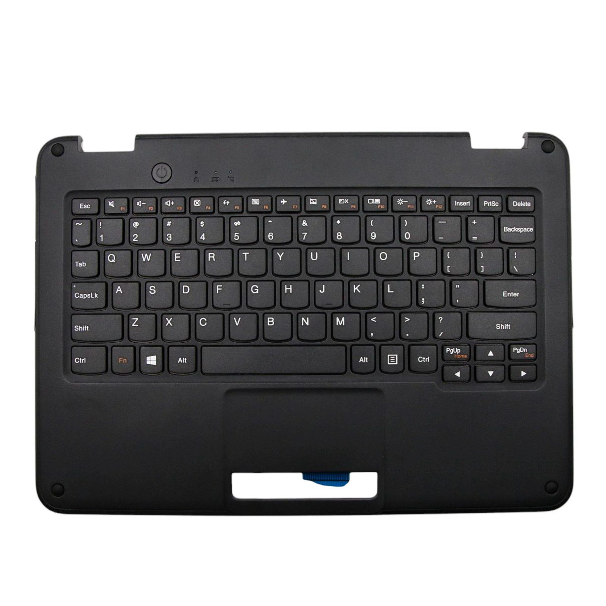 Lenovo 5CB0L76046 C-Cover with USA English Non-Backlit Keyboard in Black for N23 Winbook (80UR)