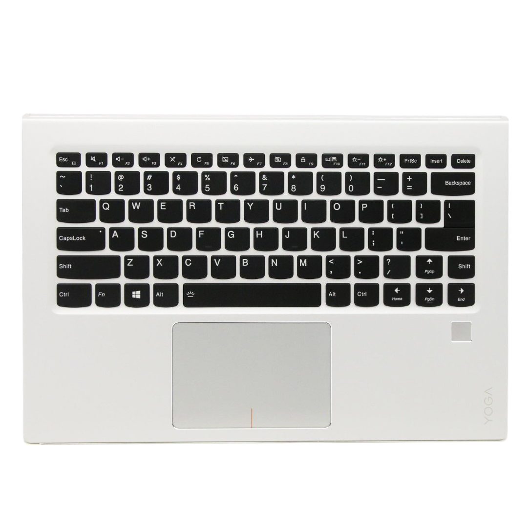 Lenovo 5CB0M35092 C-Cover with USA English Keyboard in Silver for IdeaPad Yoga 910-13IKB and 910-13IKB Glass