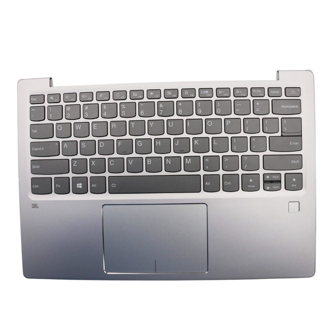 Lenovo 5CB0Q59403 C-Cover with USA English Backlit Keyboard, Fingerprint Sensor, and Touchpad for IdeaPad 720S-13ARR Laptop (81BR)