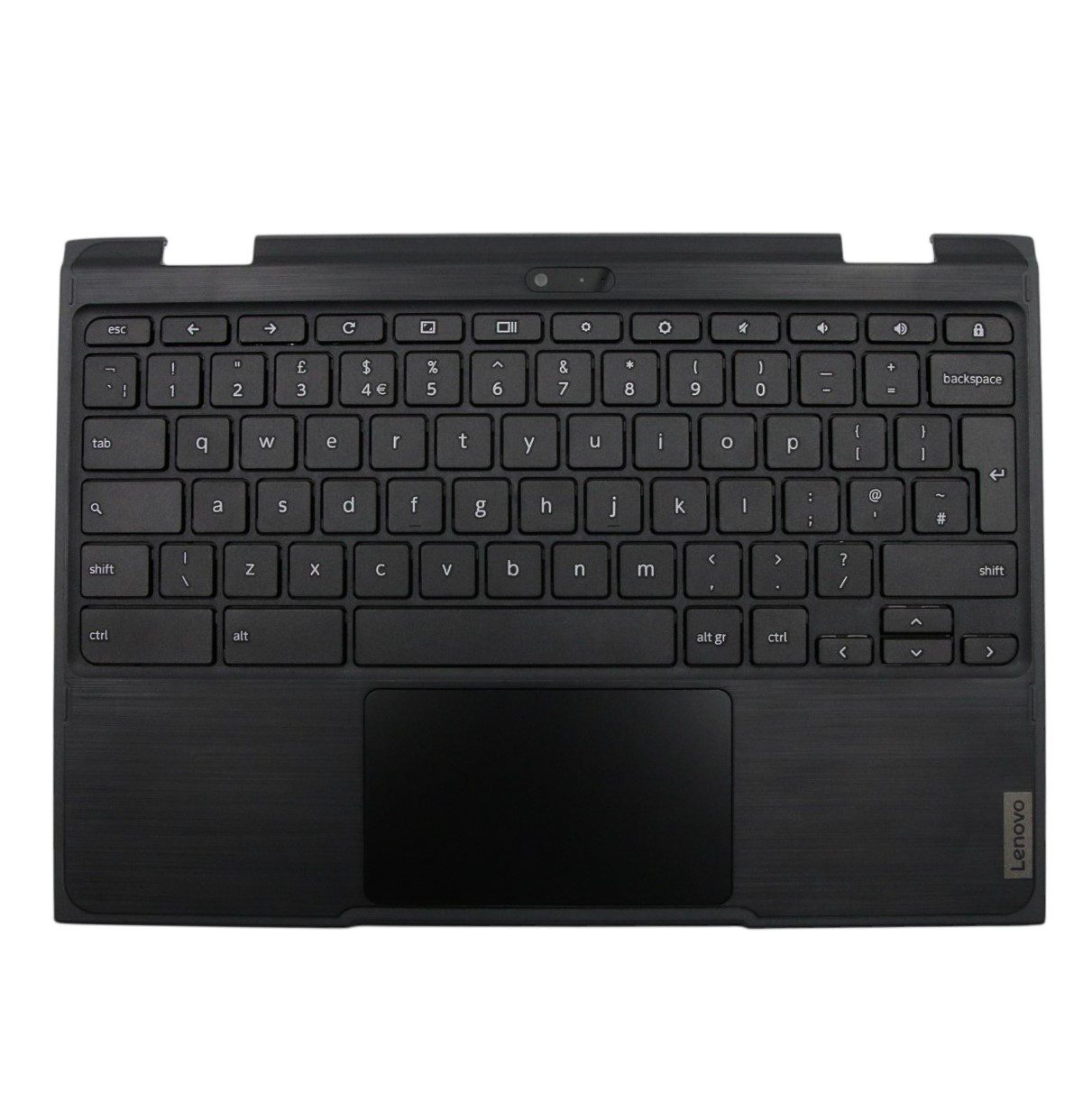 Lenovo 5CB0T79604 C-Cover with UK English Non-Backlit Keyboard for 500e Chromebook 2nd Gen