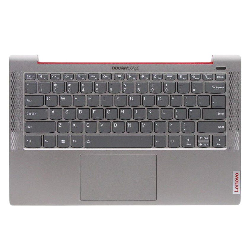 Lenovo 5CB0Z28356 C-Cover with USA English Backlit Keyboard for Ducati 5 Laptop (82ES)
