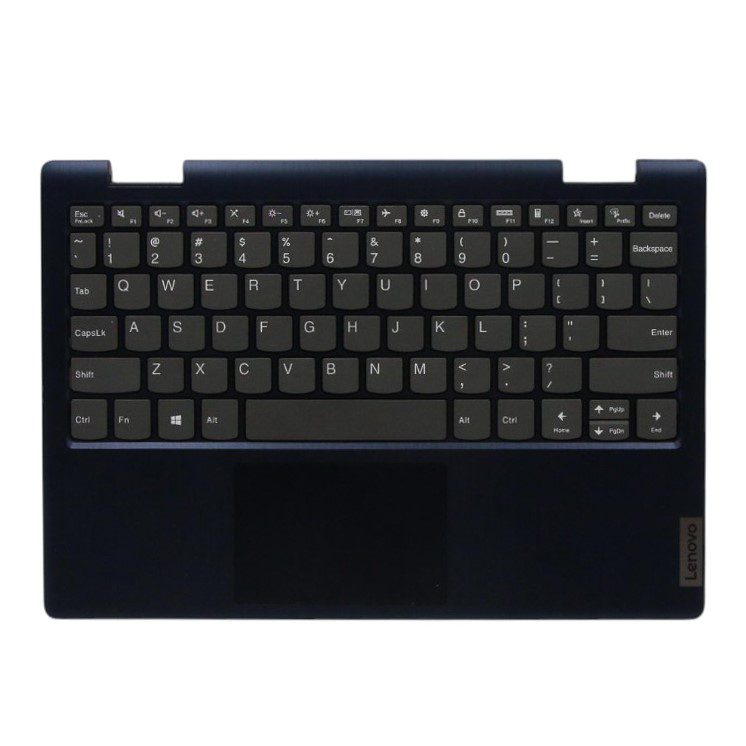 Lenovo 5CB0Z53029 C-Cover with USA English Keyboard in Abyss Blue for IdeaPad Flex 3-11ADA05