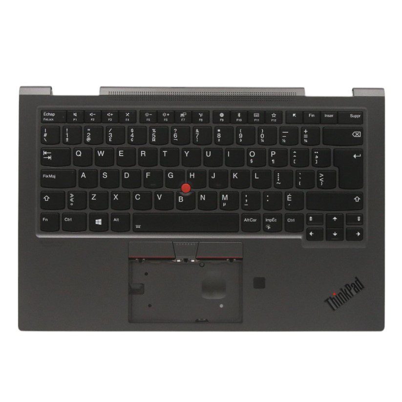 Lenovo 5M10V24909 C-Cover with Canadian French Keyboard, Iron Grey, WWAN
