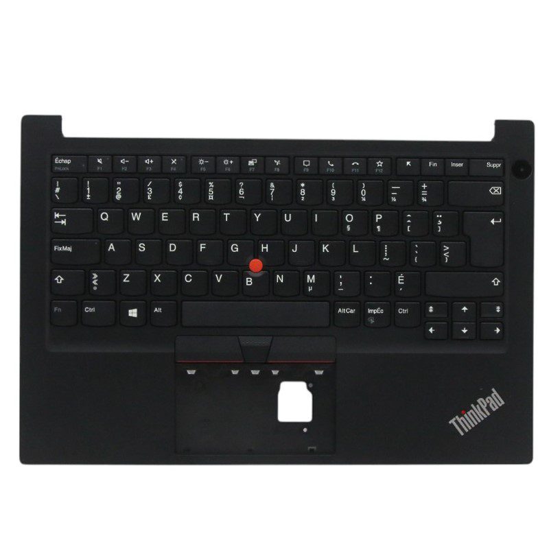 Lenovo 5M10Z27262 C-Cover with Canadian French 058 Keyboard in Black for ThinkPad E14 Gen 2 Laptop (20T6, 20T7)