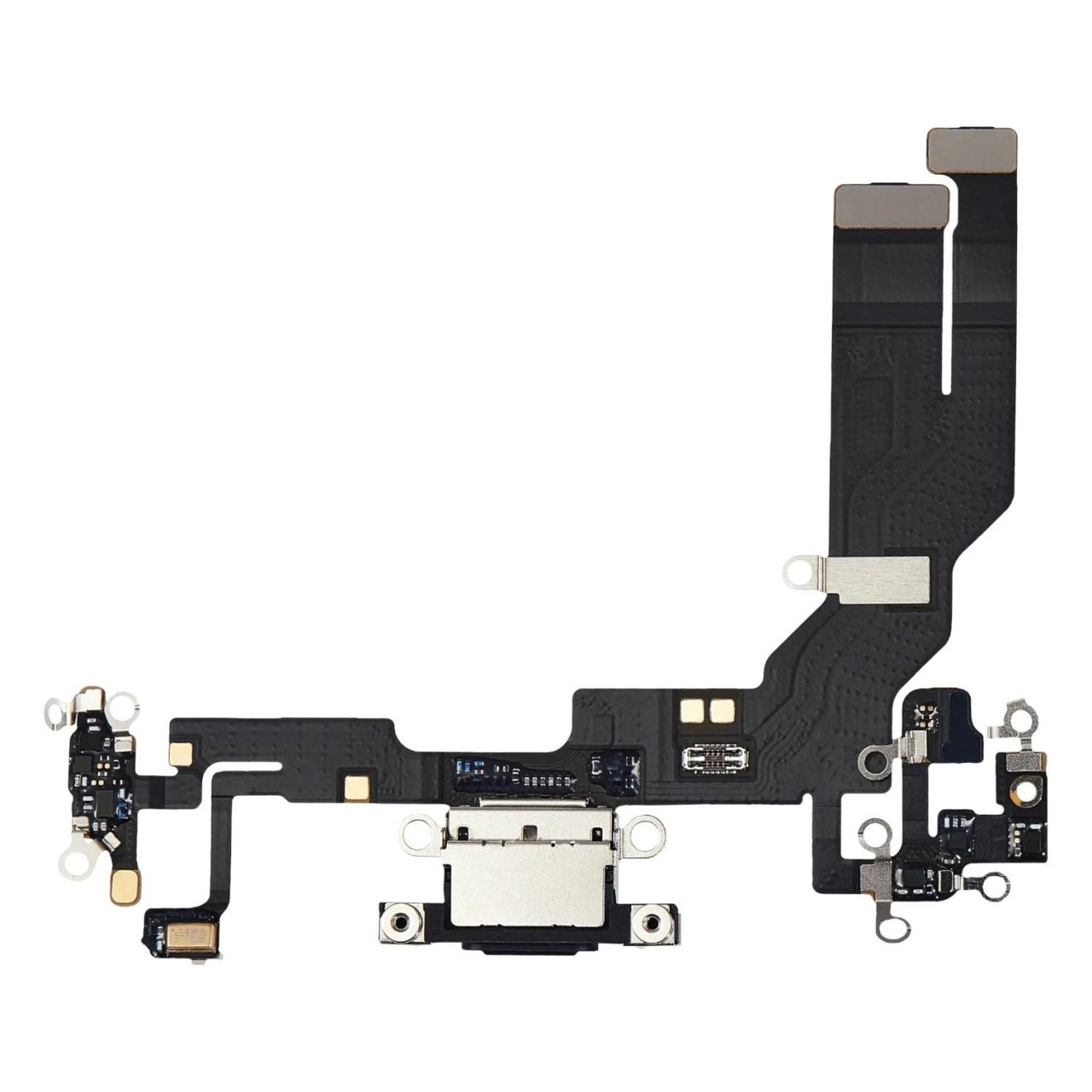 Premium Aftermarket Charging Port Flex Cable for 2025 iPhone 16e A3212 (Black)
