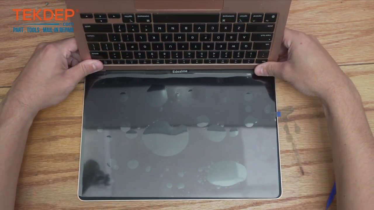 MacBook Air Rose Gold LCD Replacement – Fixing Internal Screen