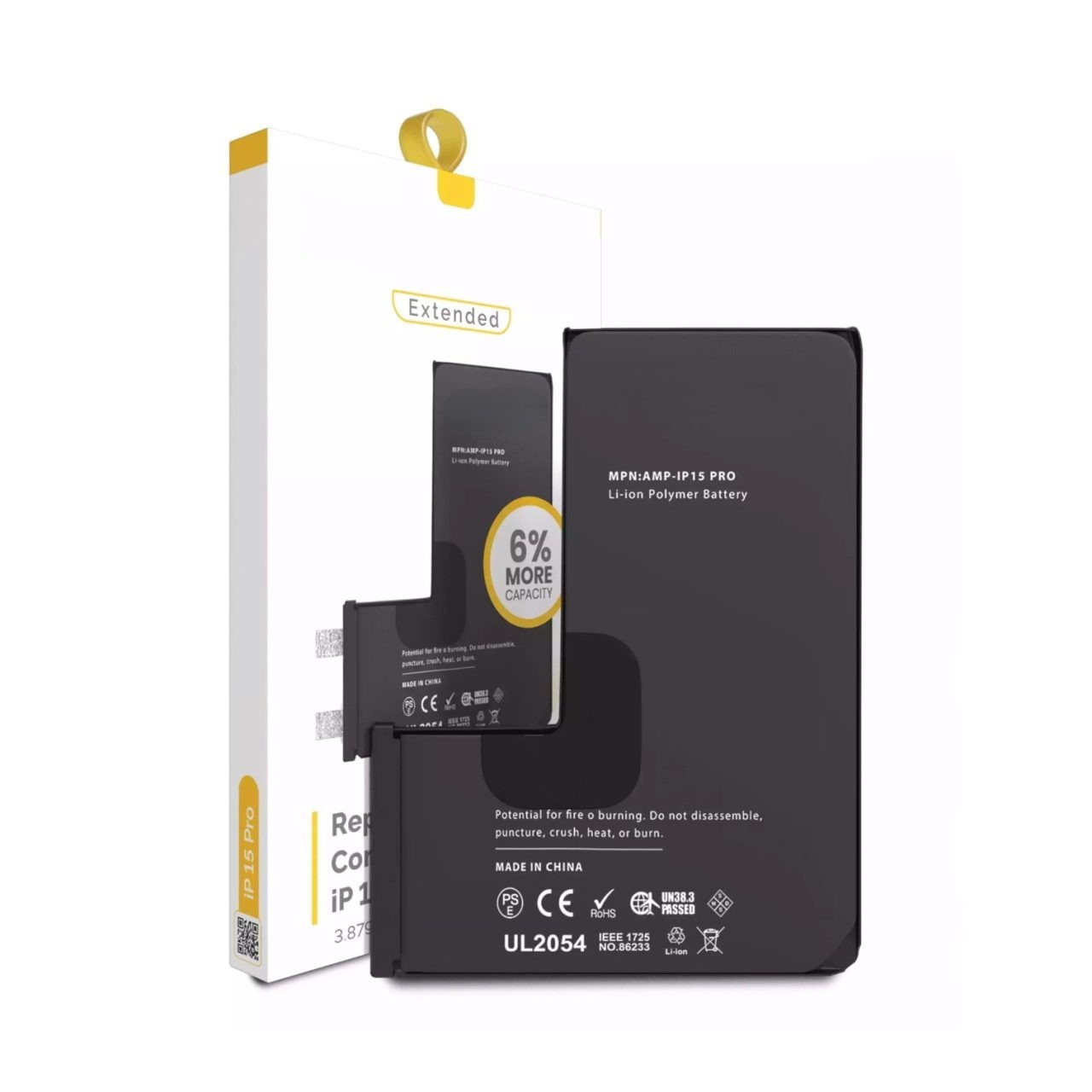 A2848 Aftermarket Battery 3480 mAh for 2023 iPhone 15 Pro (Spot