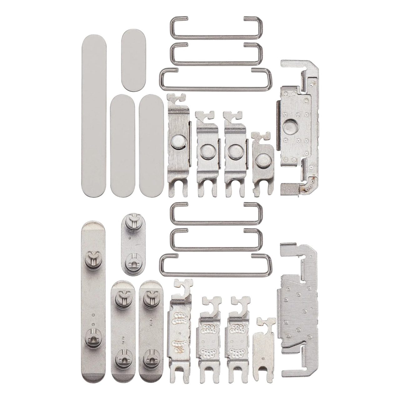 Aftermarket Natural Titanium Hard Buttons for 2024 iPhone 16 Pro Max A3084 (Power / Volume / Switch)