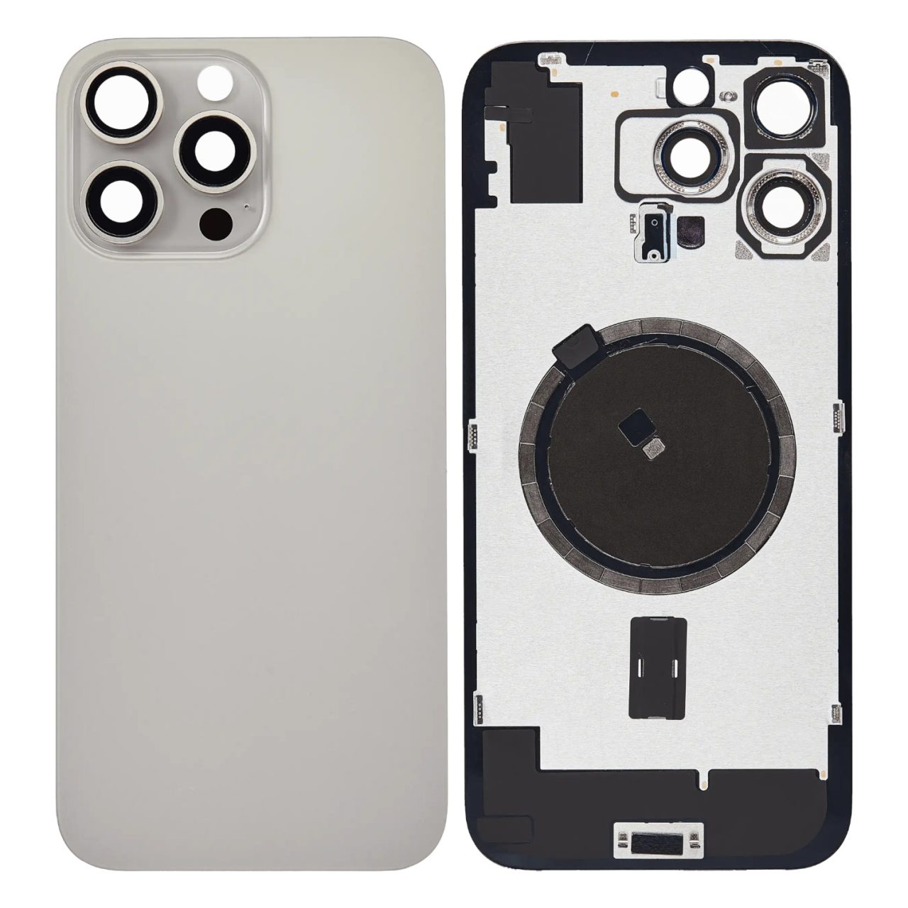 A3084 Aftermarket Back Glass for 2024 iPhone 16 Pro Max Natural