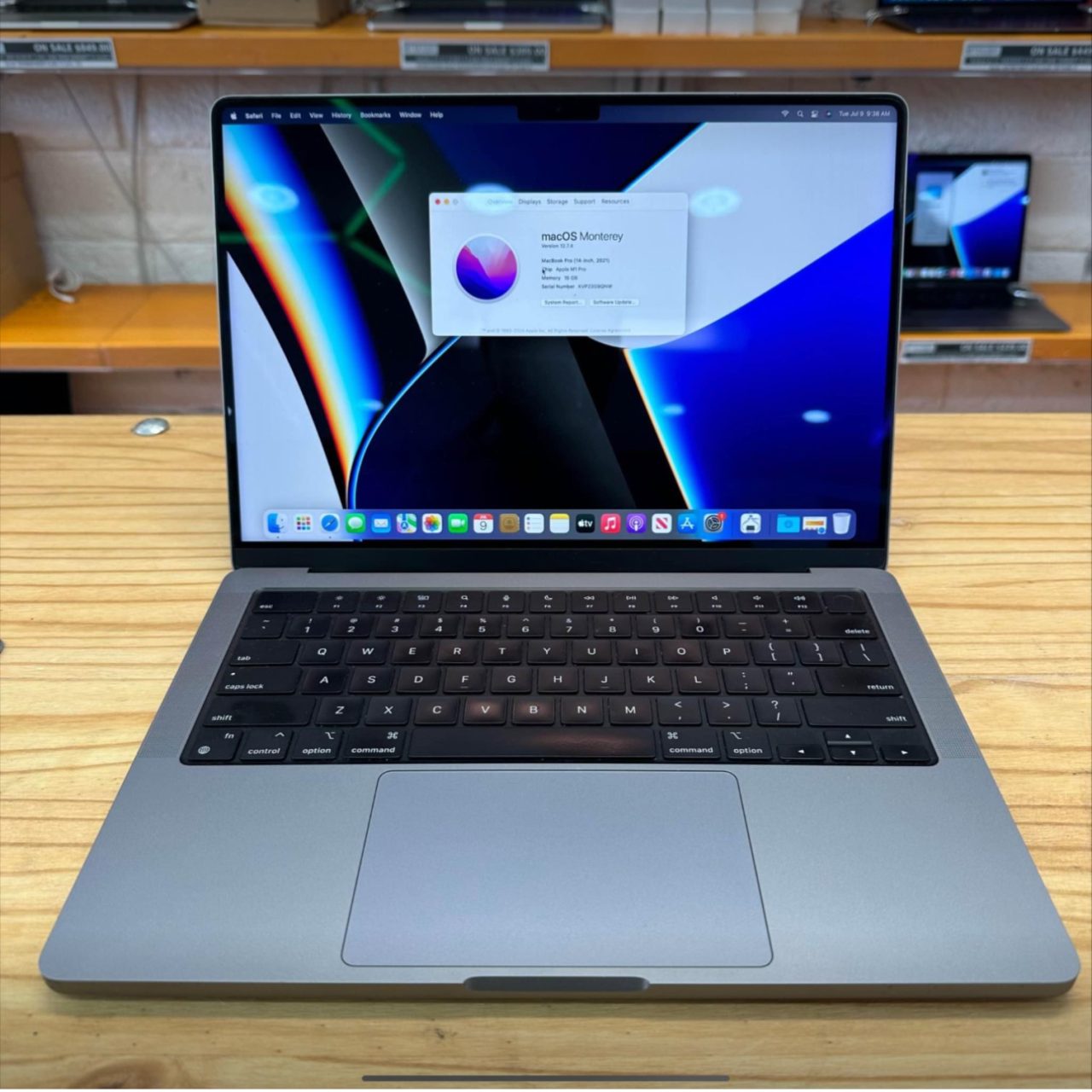 A2485 MacBook Pro Space Gray