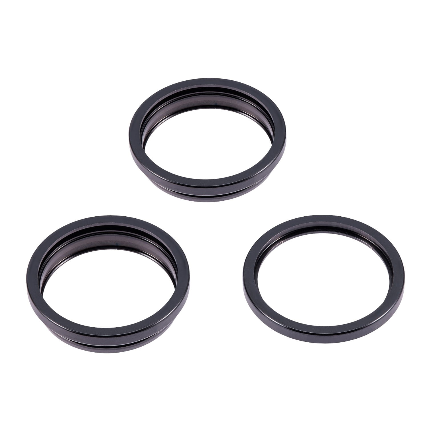 Aftermarket Black Titanium Back Camera Bezel Ring for 2023 iPhone 15 Pro A2848