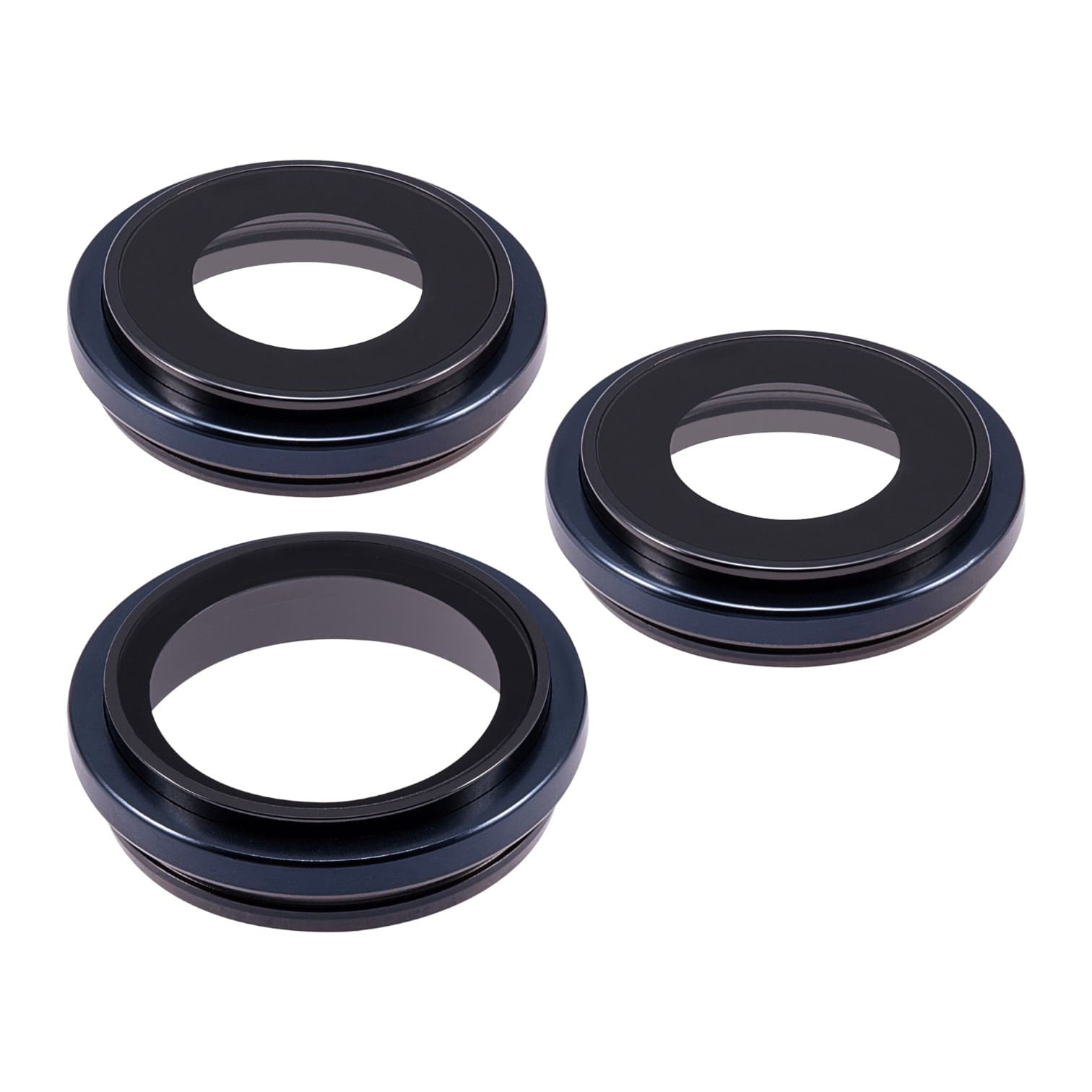 Premium Aftermarket Blue Titanium Back Camera Lens with Bracket and Bezel for 2023 iPhone 15 Pro Max A2849