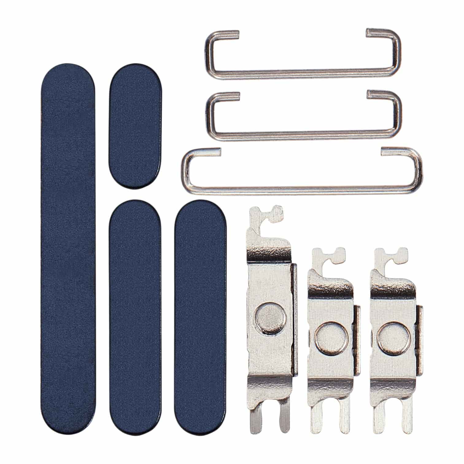 Aftermarket Blue Titanium Hard Buttons for the 2023 iPhone 15 Pro Max A2849