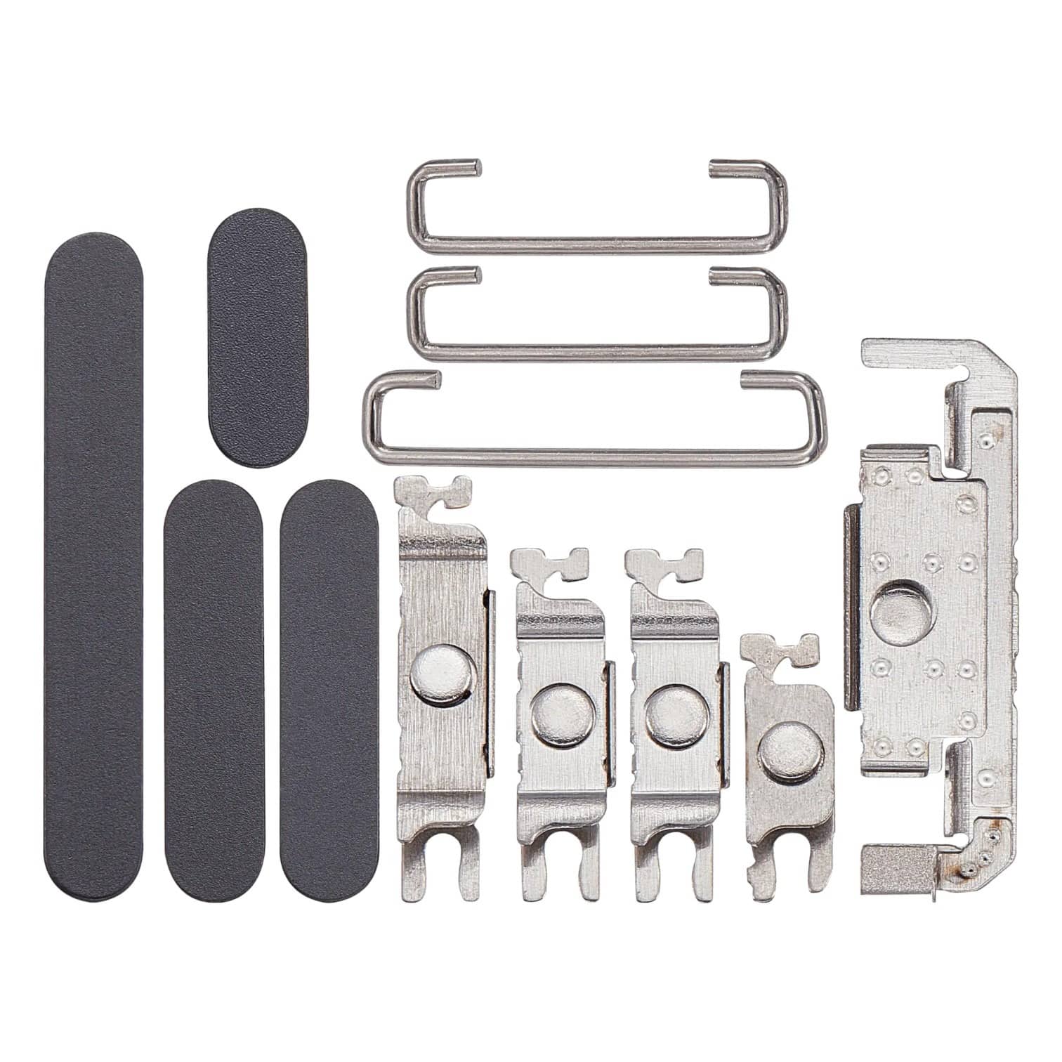 Aftermarket Black Hard Buttons for 2024 iPhone 16 A3081 (Power, Volume, Switch)