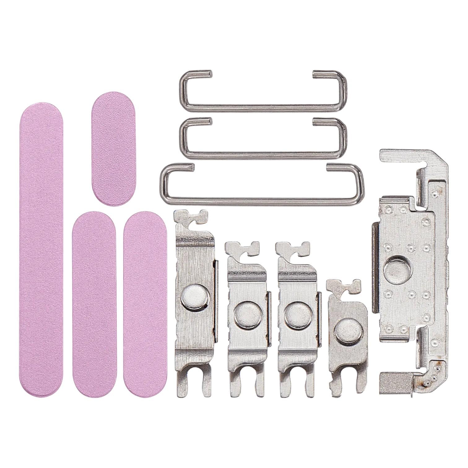 Aftermarket Pink Hard Buttons for 2024 iPhone 16 A3081 (Power, Volume, Switch)