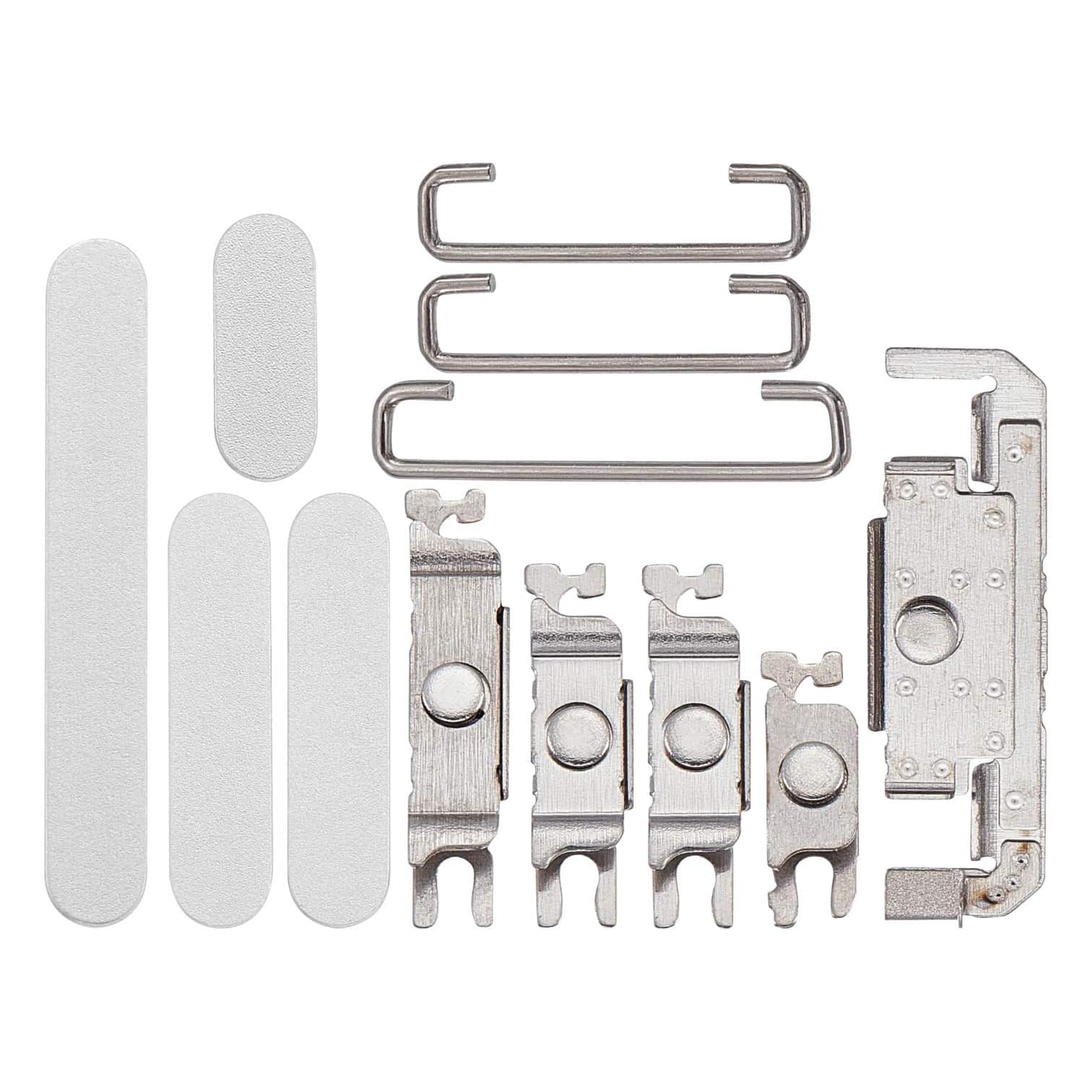 Aftermarket White Hard Buttons for 2024 iPhone 16 A3081 (Power, Volume, Switch)