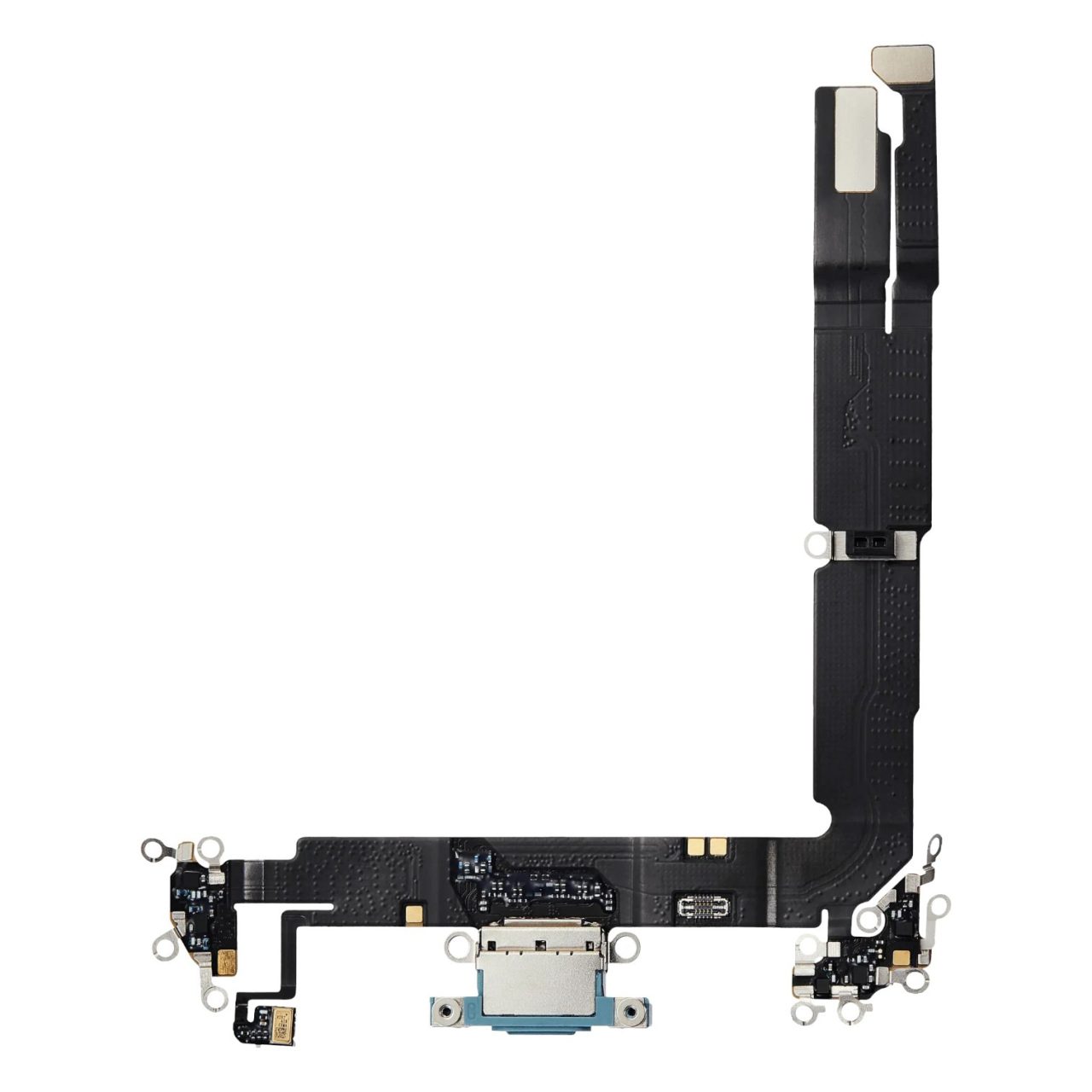 Premium Aftermarket Charging Port Flex Cable for 2024 iPhone 16 Plus A3082 (Teal)