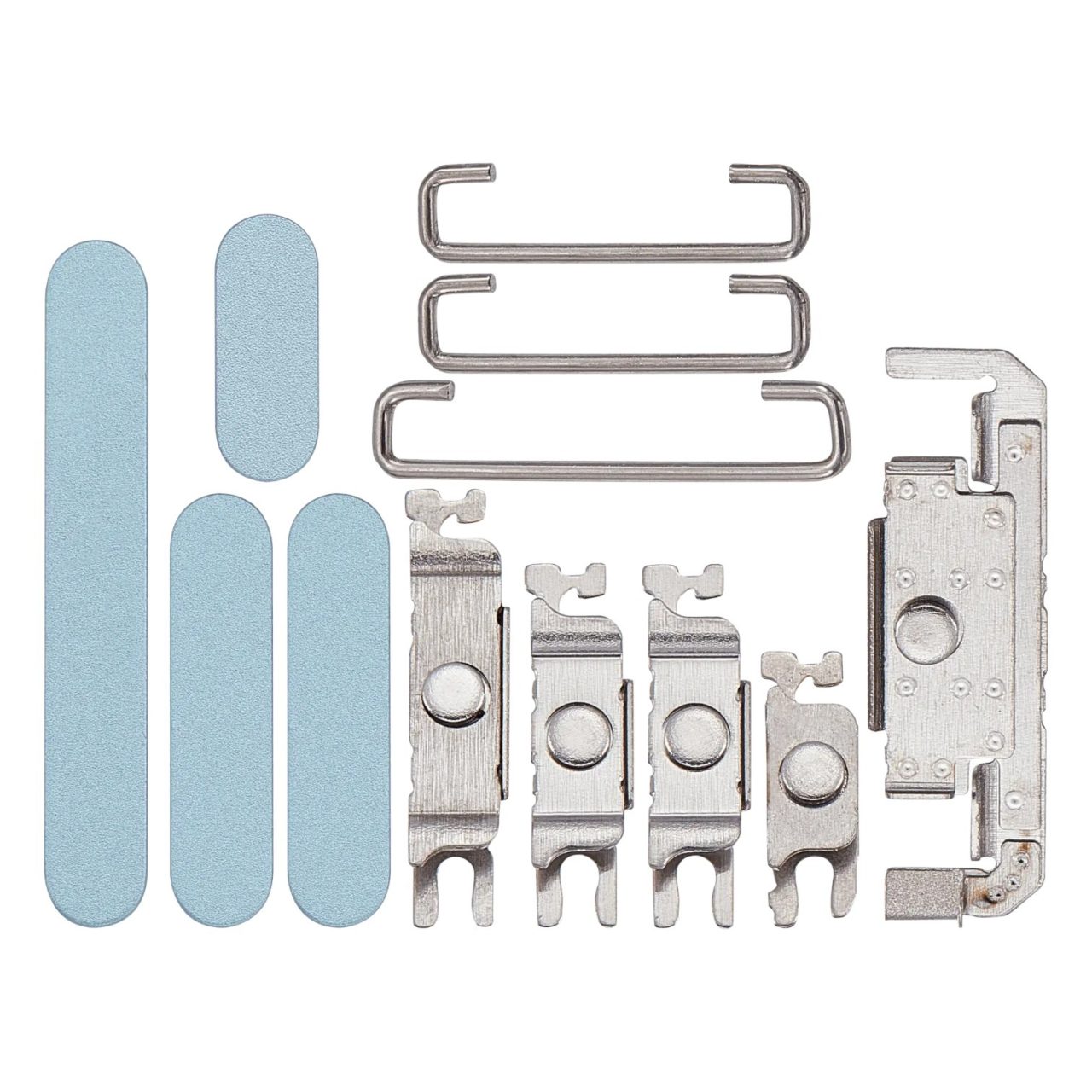 Aftermarket Teal Hard Buttons for 2024 iPhone 16 Plus A3082 (Power, Volume, Switch)