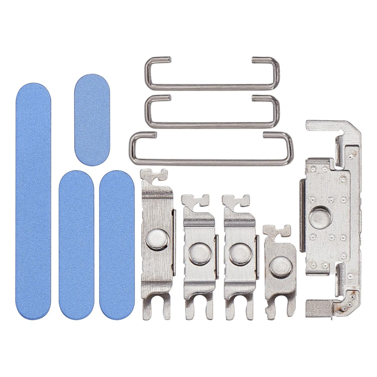Aftermarket Ultramarine Hard Buttons for 2024 iPhone 16 Plus A3082 (Power, Volume, Switch)