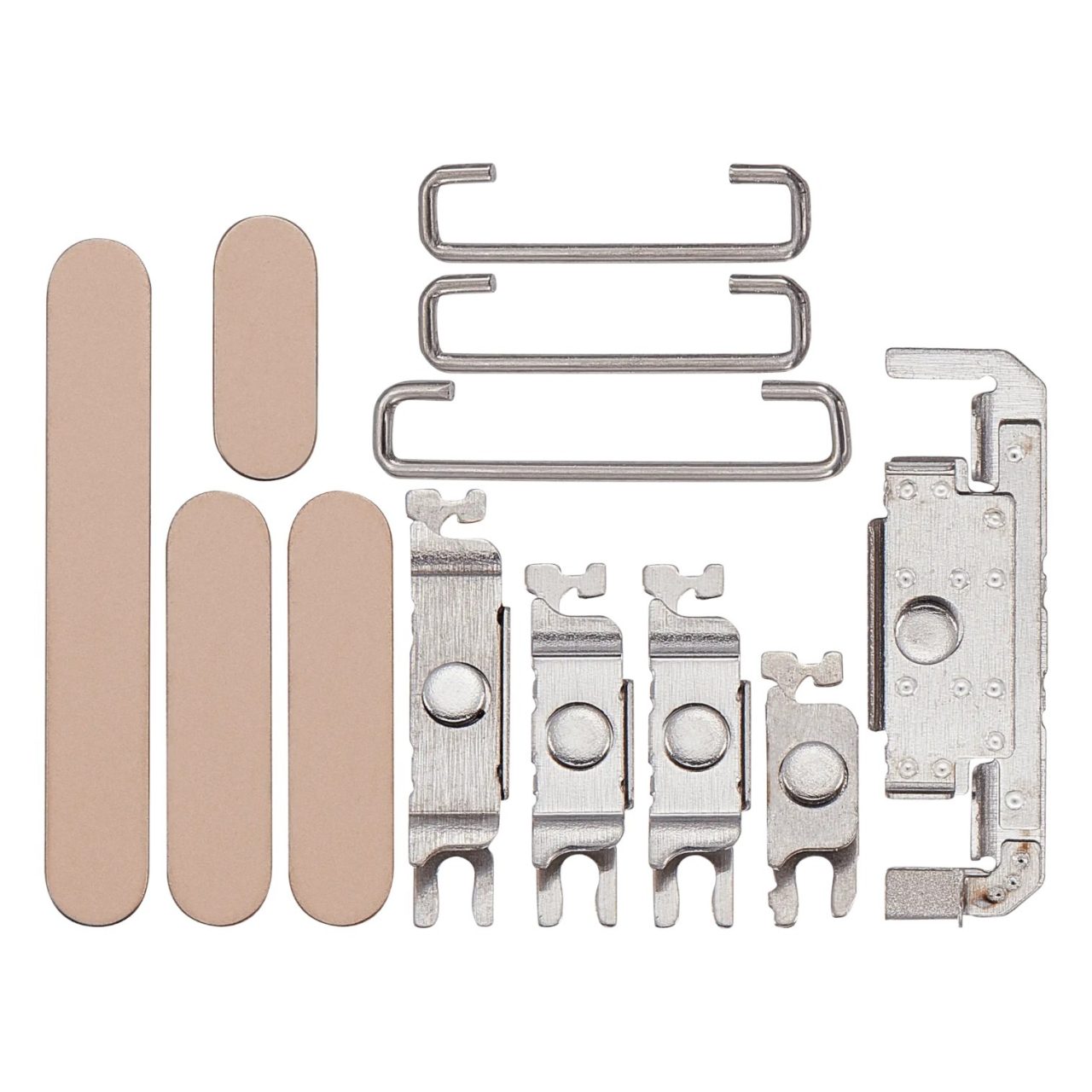 Aftermarket Desert Titanium Hard Buttons for 2024 iPhone 16 Pro A3083 (Power Volume Switch)