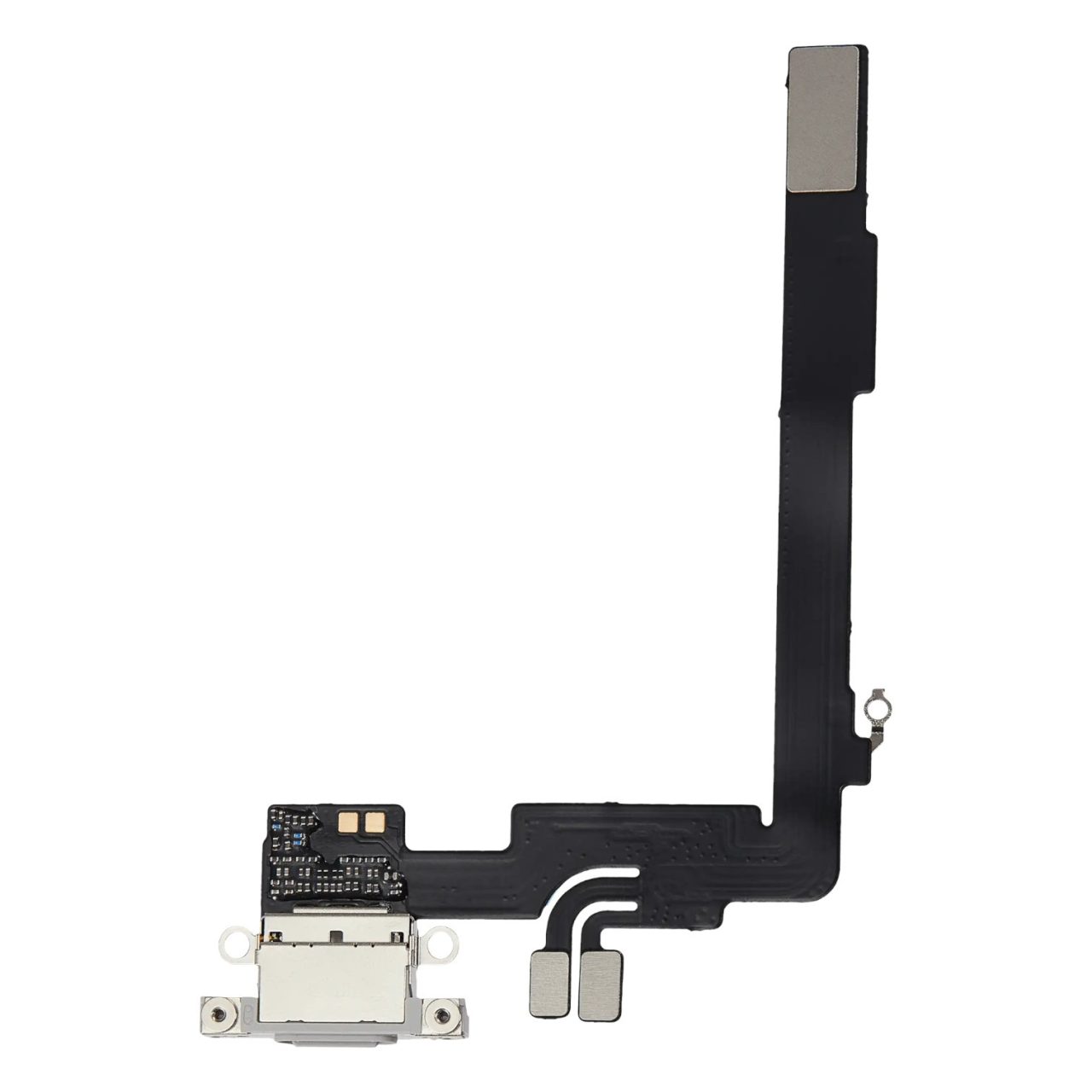 Premium Aftermarket Charging Port Flex Cable for 2024 iPhone 16 Pro Max A3084 White Titanium
