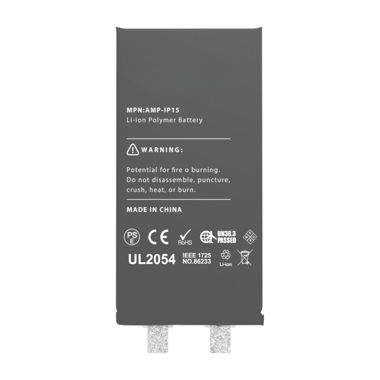 A2846 Aftermarket Battery 3349mAh for 2023 iPhone 15 (Spot Welding Required)