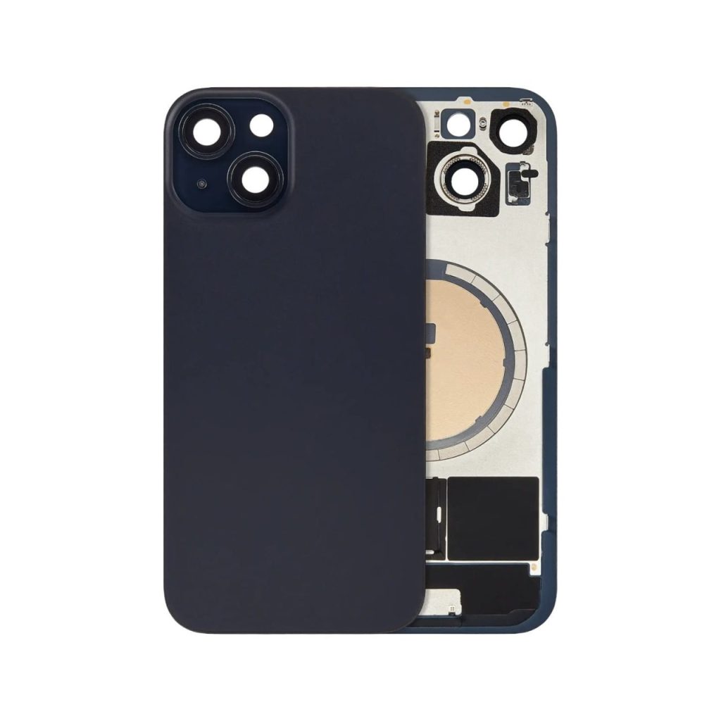A2846 Aftermarket Back Glass with Steel Plate and MagSafe Magnet for 2023 iPhone 15 (Black)