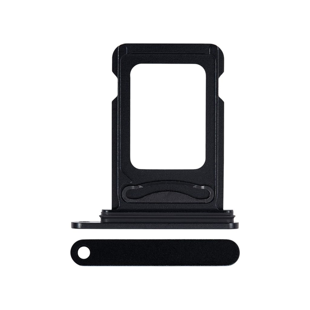 Aftermarket Black Dual SIM Card Tray for 2023 iPhone 15 A2846