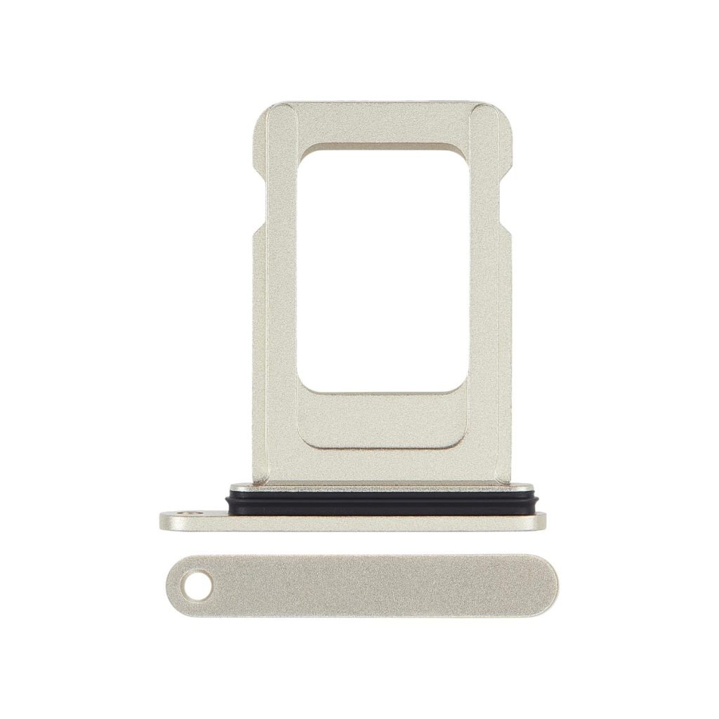 Aftermarket Yellow Single SIM Card Tray for 2023 iPhone 15 A2846