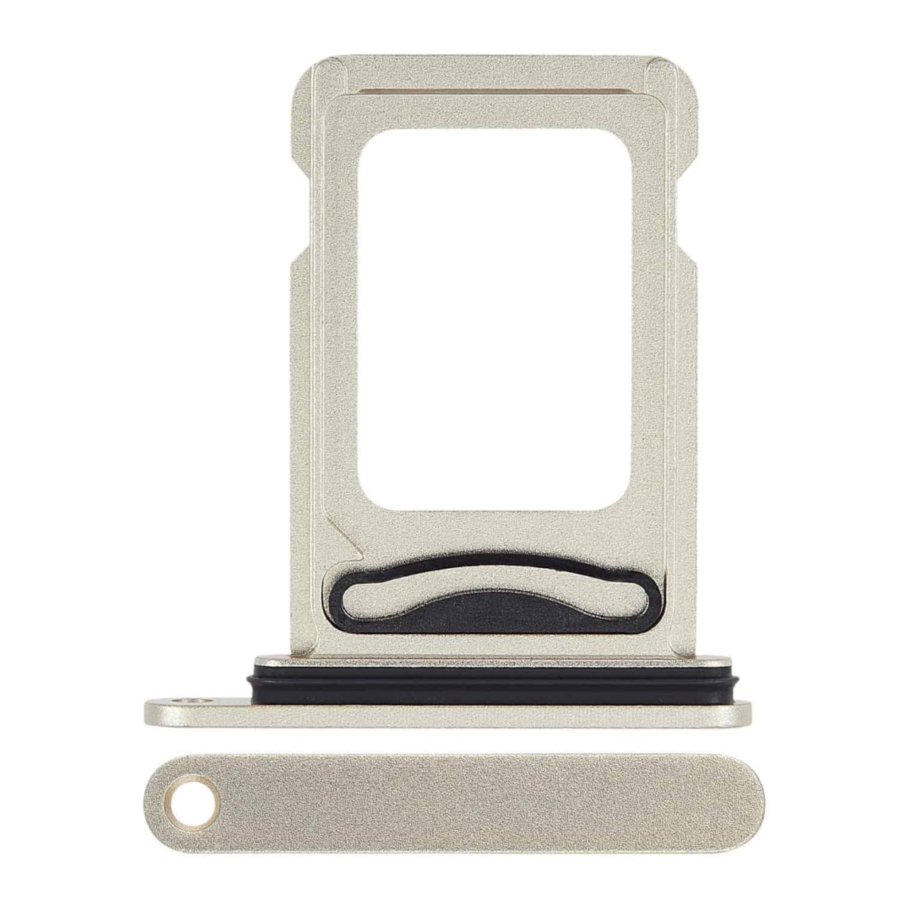 Aftermarket Yellow Dual SIM Card Tray for 2023 iPhone 15 Plus A2847