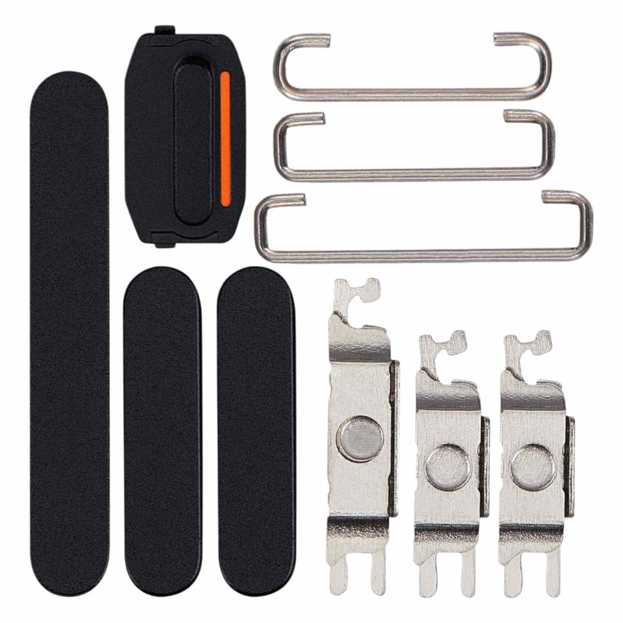 Aftermarket Black Hard Buttons for the 2023 iPhone 15 Plus A2847