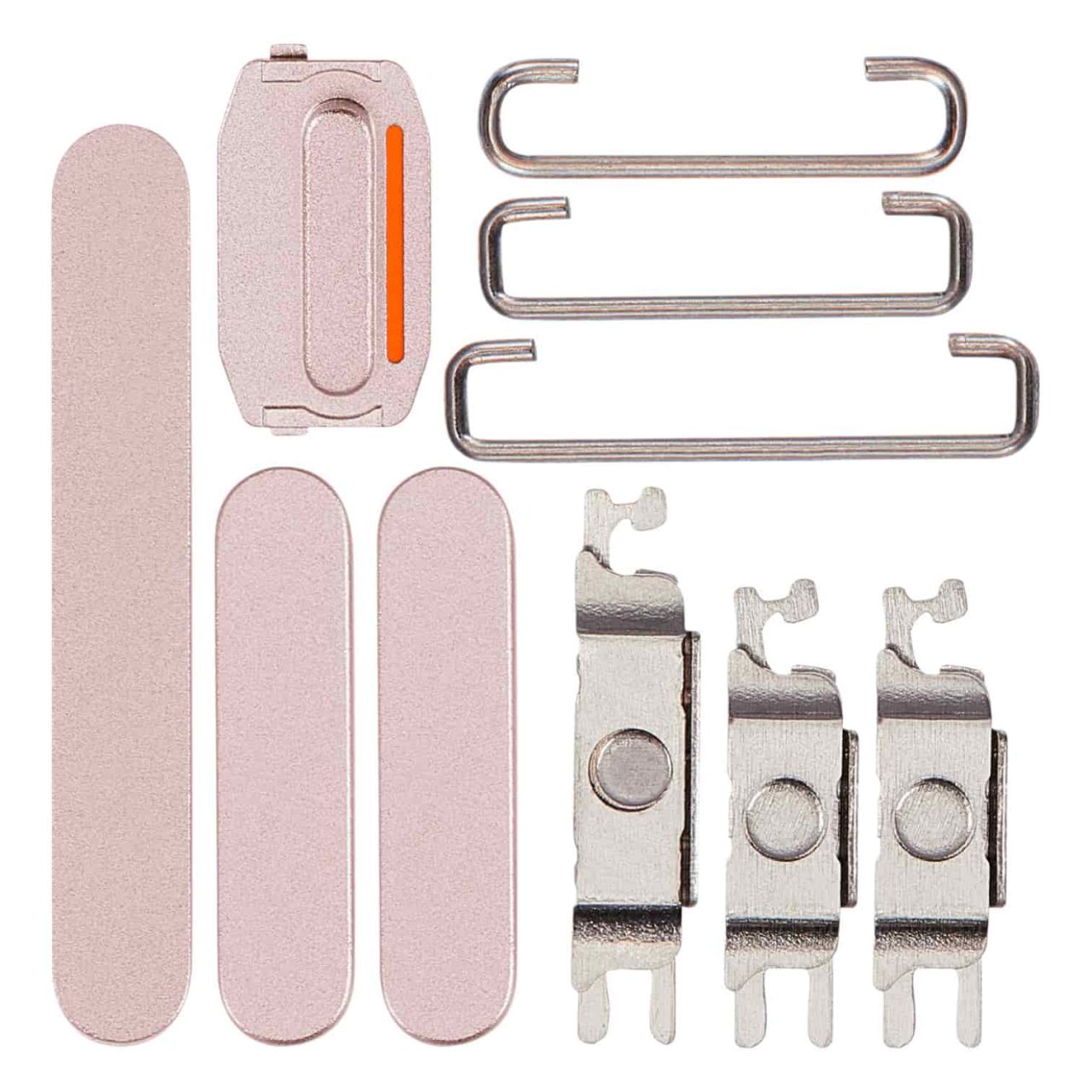 Aftermarket Pink Hard Buttons for the 2023 iPhone 15 Plus A2847