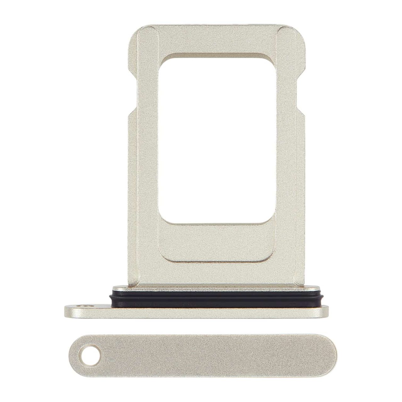 Aftermarket Yellow Single SIM Card Tray for 2023 iPhone 15 Plus A2847