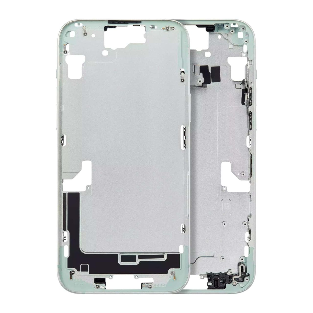 Aftermarket Green Mid-Frame Housing with Power and Volume Button for 2023 iPhone 15 Plus A3094