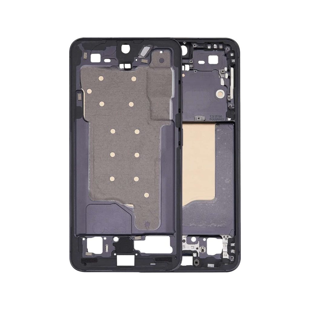 SM‑S931 Aftermarket Mid-Frame Housing for 2025 Samsung Galaxy S25 5G (Blue Black)